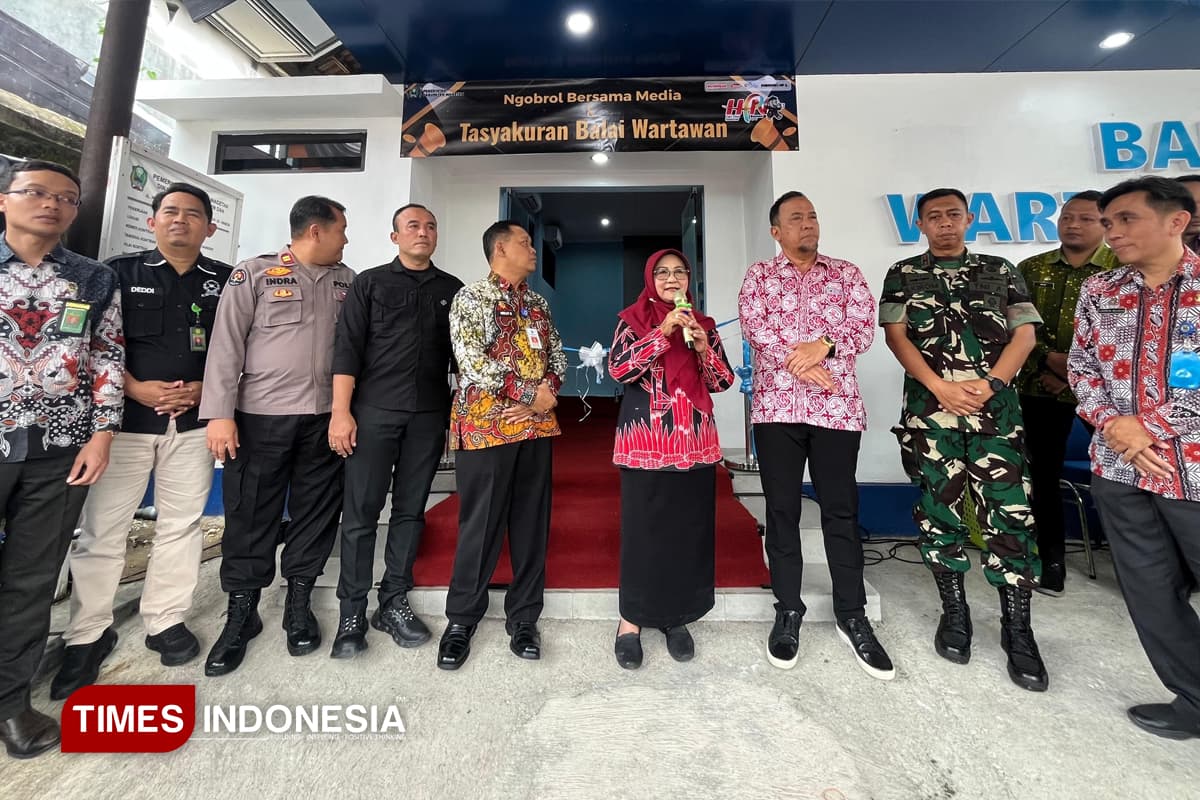 Resmikan Balai Wartawan, Pemkab Magetan Fasilitasi Ruang Kreativitas Jurnalis